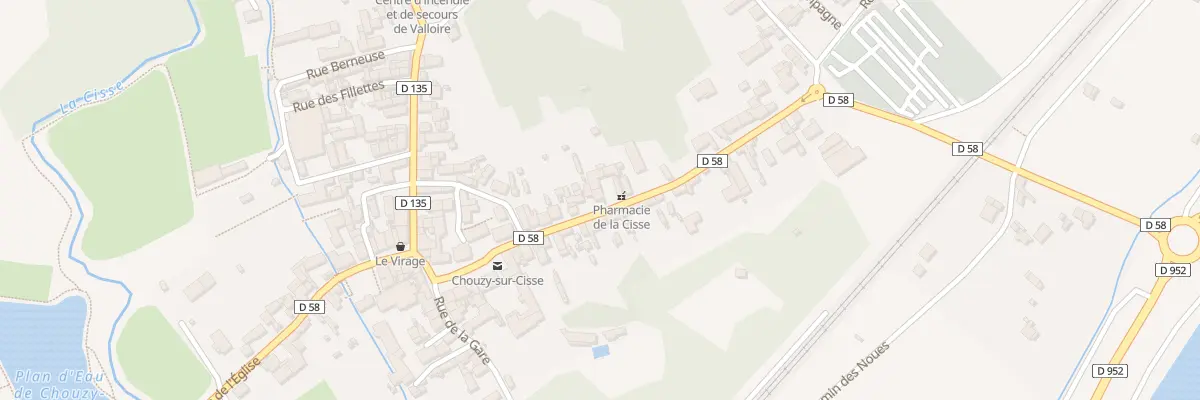 Plan du 15 Rue de la Poste à Valloire-sur-Cisse