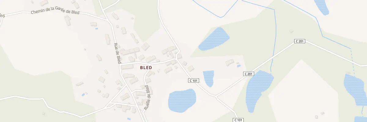 Plan du 10 Rue de Bled à Bonnac-la-Côte