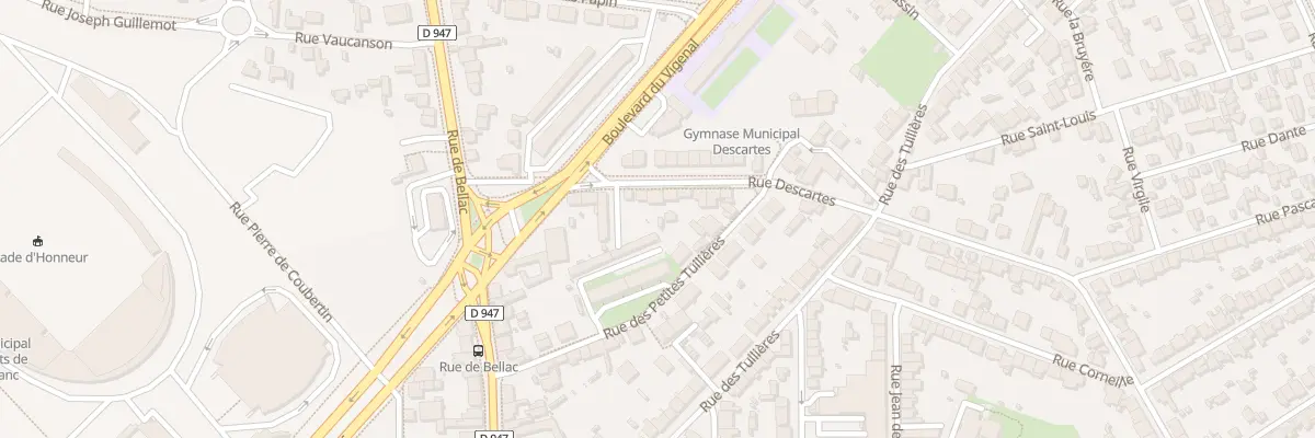 Plan du 43 Rue Descartes à Limoges
