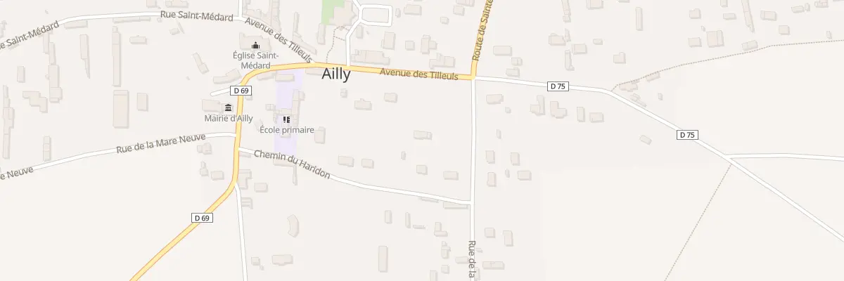 Plan du 5000 Rue de la Bucaille à Ailly