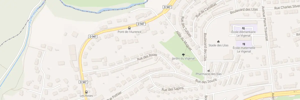 Plan du 16 Rue des Roses à Limoges