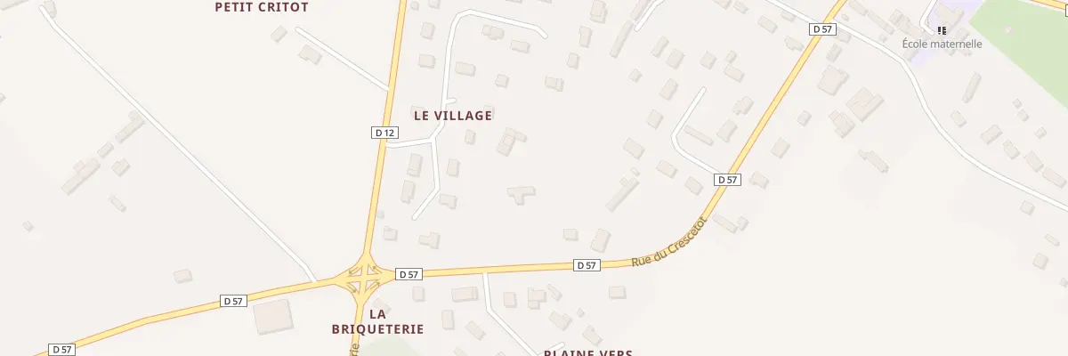 Plan du 65 Rue du Crescetot à Critot