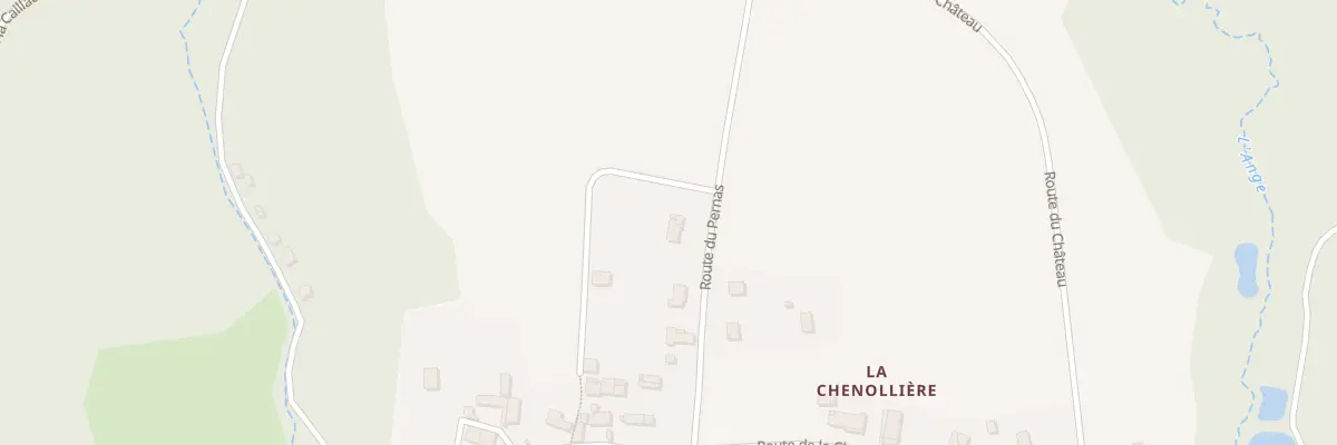 Plan du 4 Rte du Pernas à Angé
