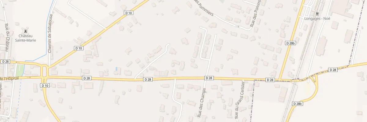 Plan du 33B Pointe du Chemin de Muret à Longages