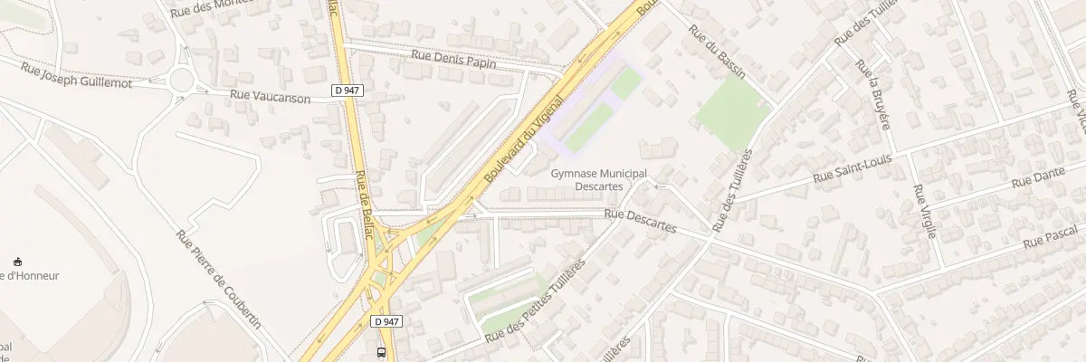Plan du 50 Rue Descartes à Limoges