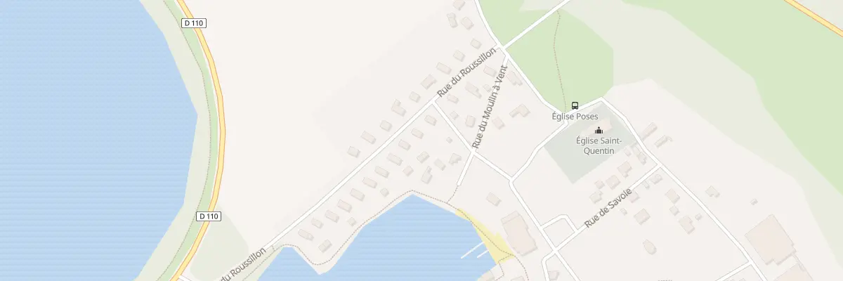 Plan du 9 Rue du Roussillon à Poses