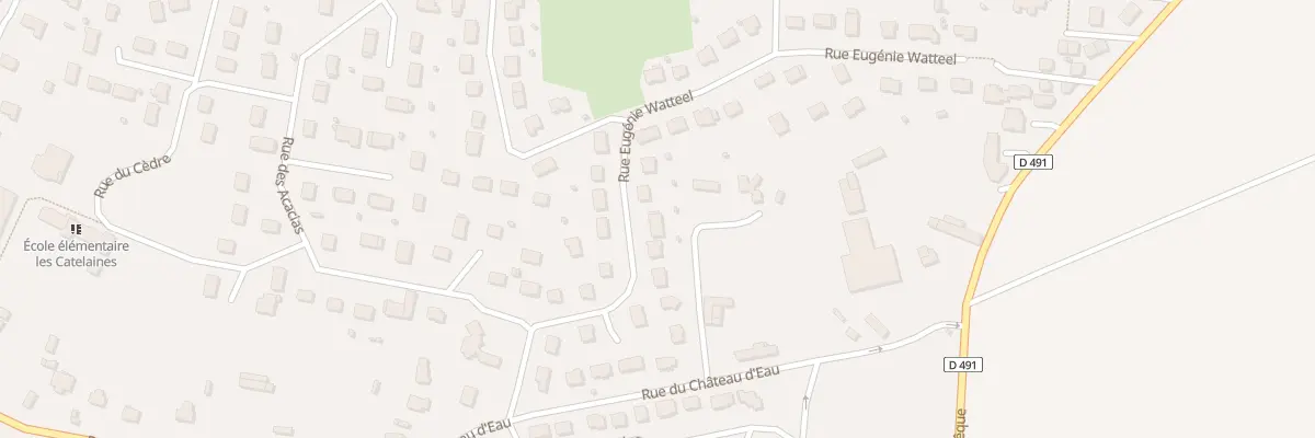 Plan du 287 Rue Eugénie Watteel à Montmain