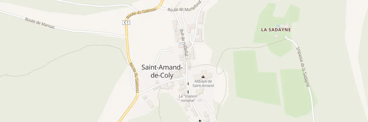 Plan du 12 Le Bourg à Coly-Saint-Amand