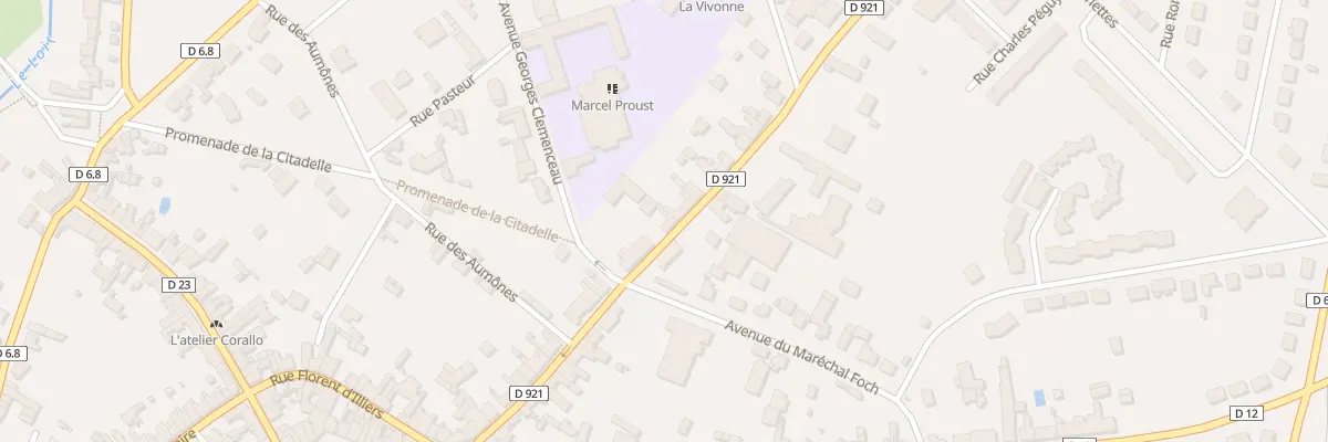 Plan du 27 Rue de Chartres à Illiers-Combray