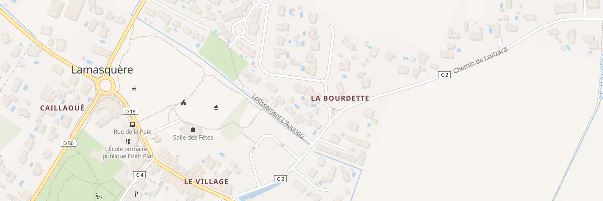 Plan du 3 Av des Tournesols à Lamasquère