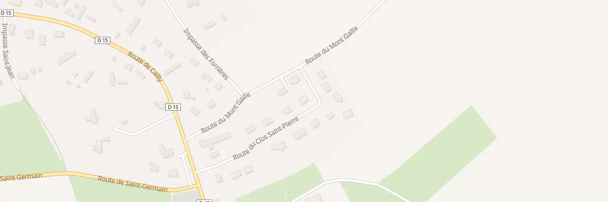 Plan du 205 Rte du Mont Gaille à La Rue-Saint-Pierre