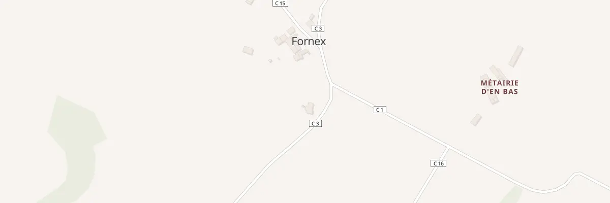 Plan du 5 Fornex à Fornex