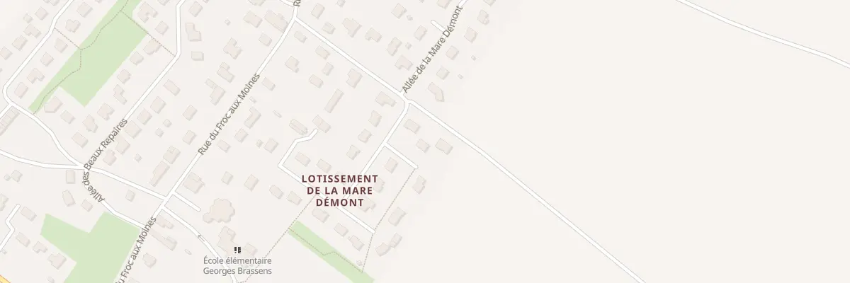 Plan du 465 All du Clos Demont à La Neuville-Chant-d’Oisel