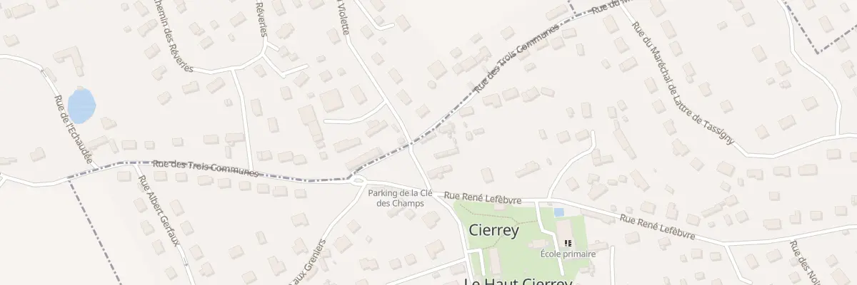 Plan du 22A Rue des Trois Communes à Cierrey