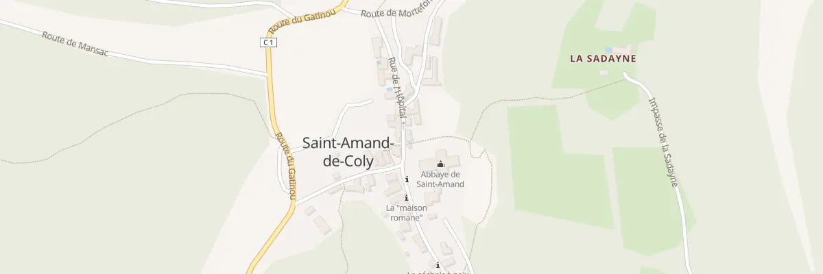 Plan du 101 Le Bourg à Coly-Saint-Amand