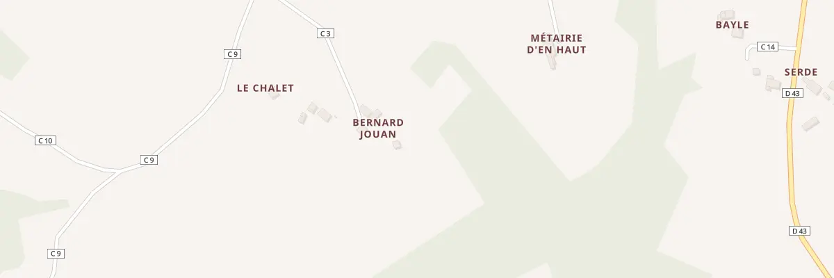 Plan du 63 Bernard Jouan à Fornex