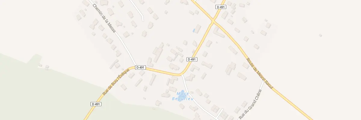 Plan du 489 Rue de Bois l’Eveque à Montmain