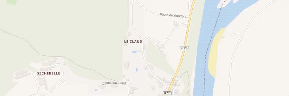 Plan du 798 Montfort à Vitrac