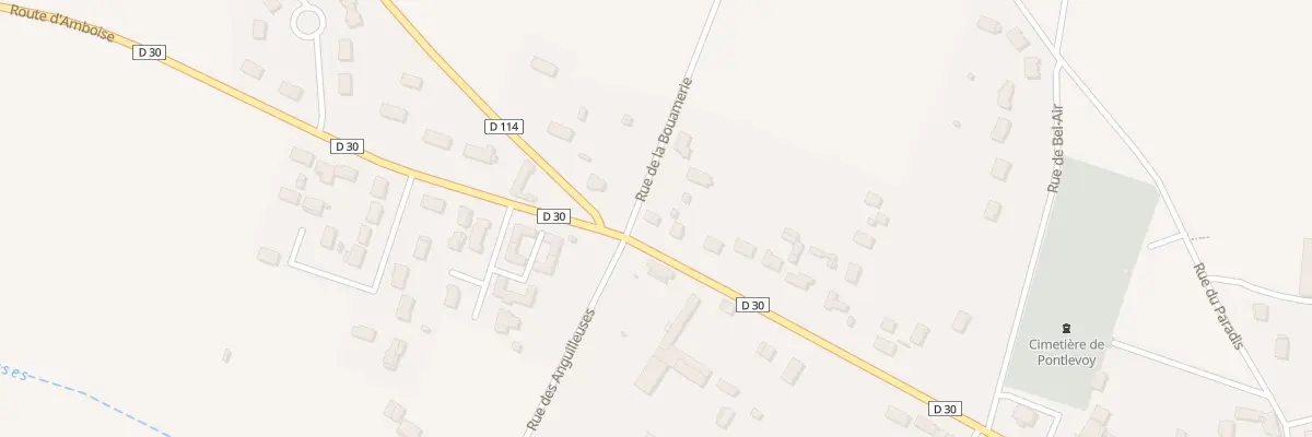 Plan du 40 Rue de la Croix des Bordes à Pontlevoy