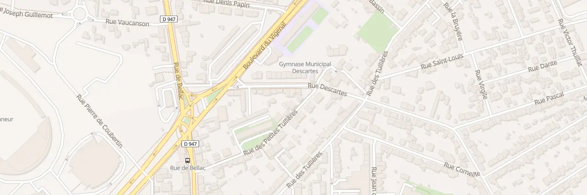 Plan du 35 Rue Descartes à Limoges