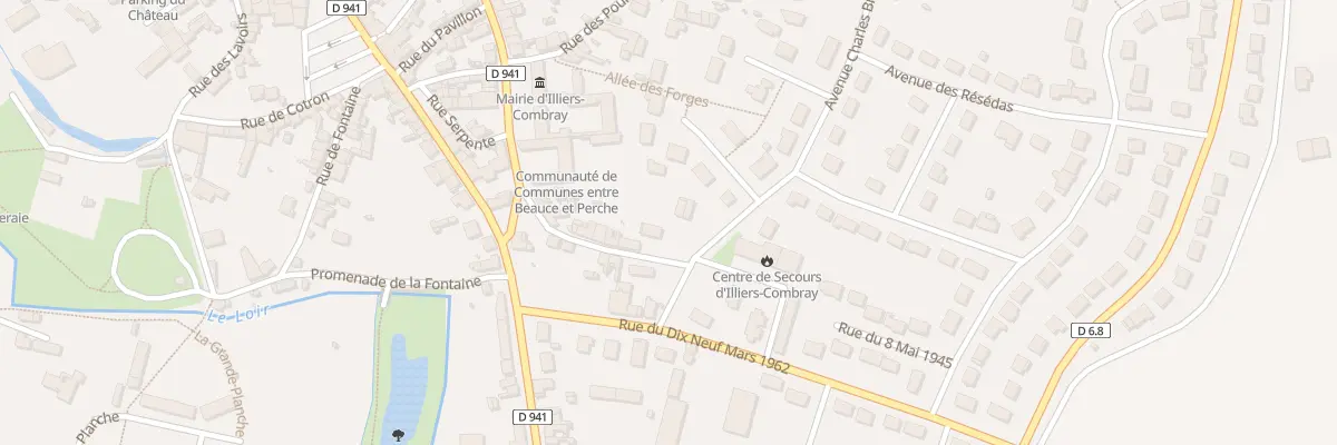 Plan du 13 Rue de Charmois à Illiers-Combray