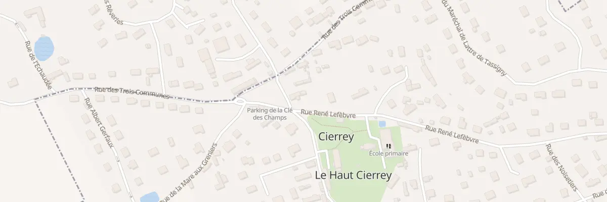 Plan du 1 Rue René Lefèbvre à Cierrey