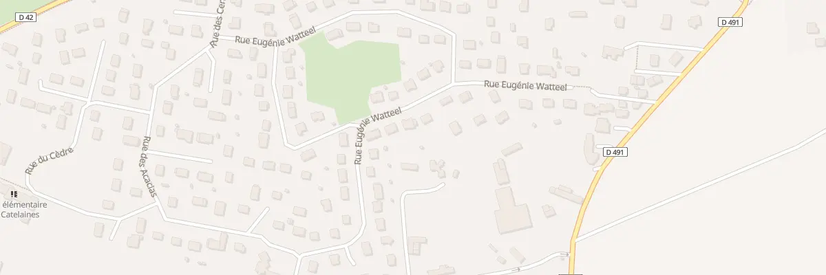 Plan du 267 Rue Eugénie Watteel à Montmain