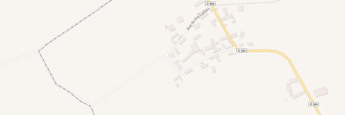 Plan du 12 Rue du Pre Caillau à Orrouer