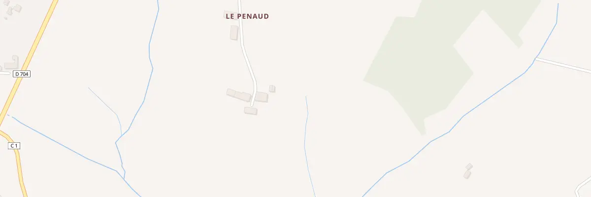 Plan du 5074 Le Penaud à Saint-Maurice-les-Brousses