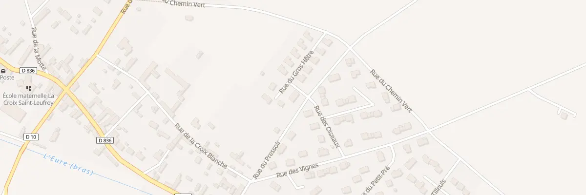 Plan du 9 Rue du Pressoir à Clef Vallée d’Eure