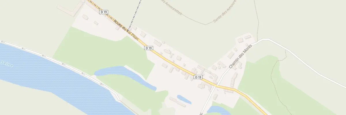 Plan du 14 Rte du Val Pitan à Amfreville-sous-les-Monts