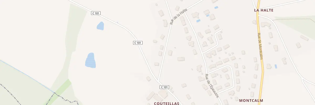 Plan du 5010 Couteillas à Chaptelat