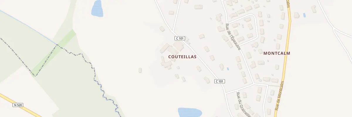 Plan du 5175 Couteillas à Chaptelat