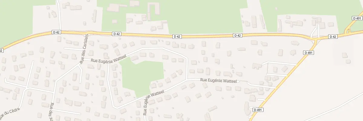 Plan du 208 Rue Eugénie Watteel à Montmain