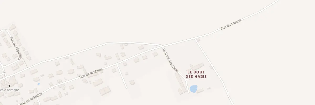 Plan du 36 Rue de la Mairie à Gauciel