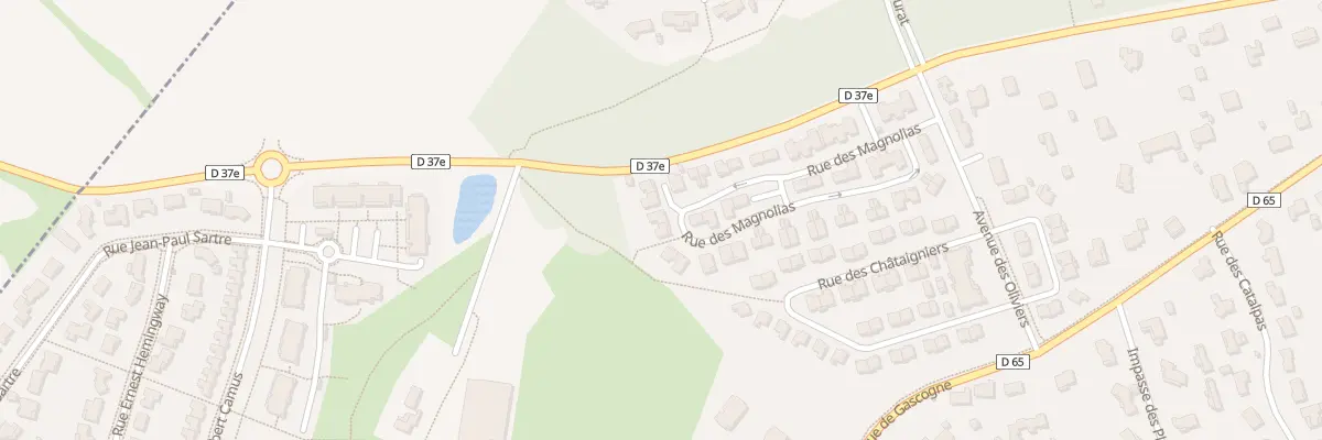 Plan du 44 Rue des Magnolias à La Salvetat-Saint-Gilles