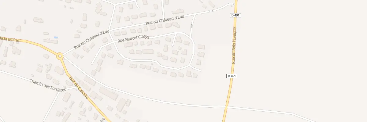 Plan du 37 Rue Marcel Claeys à Montmain