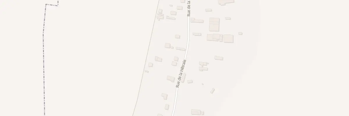 Plan du 1428 Rue de la Hetraie à La Vieux-Rue
