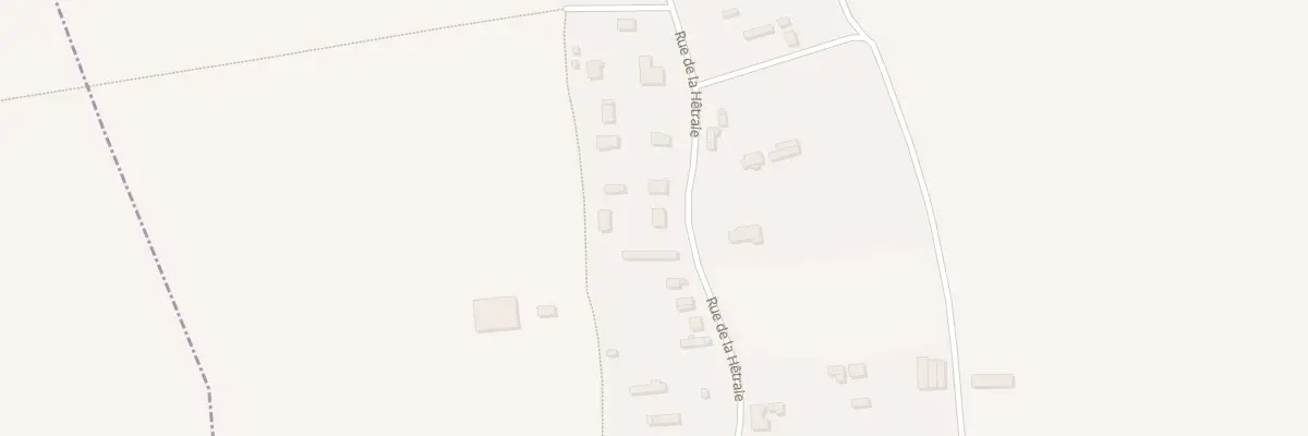 Plan du 800 Rue de la Hetraie à La Vieux-Rue