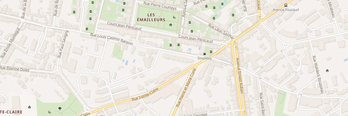 Plan du 11 Rue Louis Casimir Ranson à Limoges