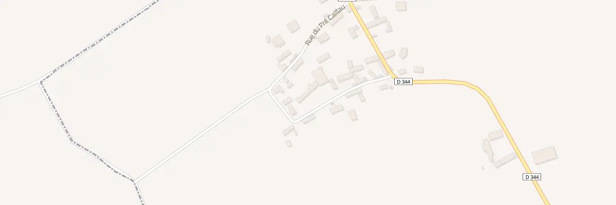 Plan du 8 Rue du Pre Caillau à Orrouer