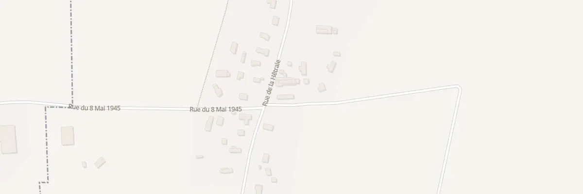 Plan du 1687 Rue de la Hetraie à La Vieux-Rue