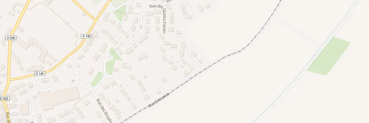 Plan du 40 Rue des Quatre Frères à Châteauneuf-en-Thymerais