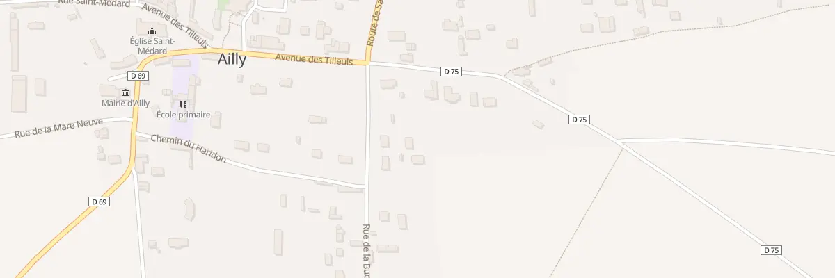 Plan du 1B Rue de la Bucaille à Ailly