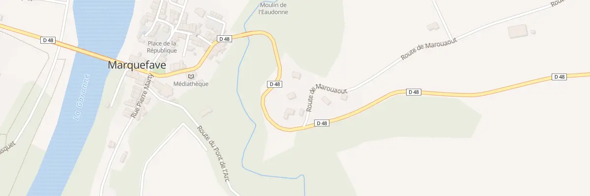 Plan du 3 Rte Marouaout à Marquefave