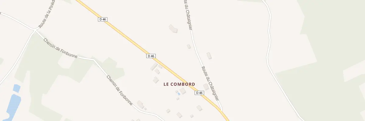 Plan du 187 Rte du Châtaignier à Saint-Martial-de-Nabirat