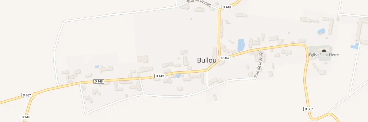 Plan du 2 Rue de Brou A Bullou à Dangeau