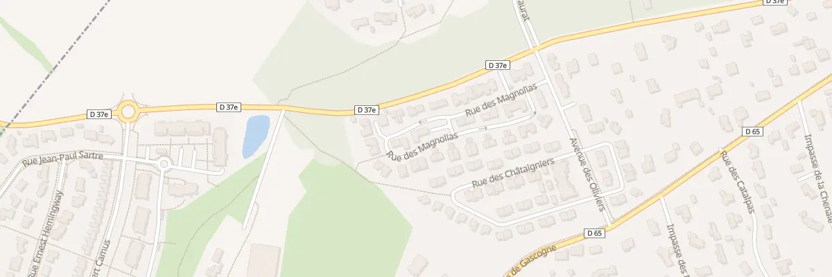 Plan du 11 Rue des Magnolias à La Salvetat-Saint-Gilles