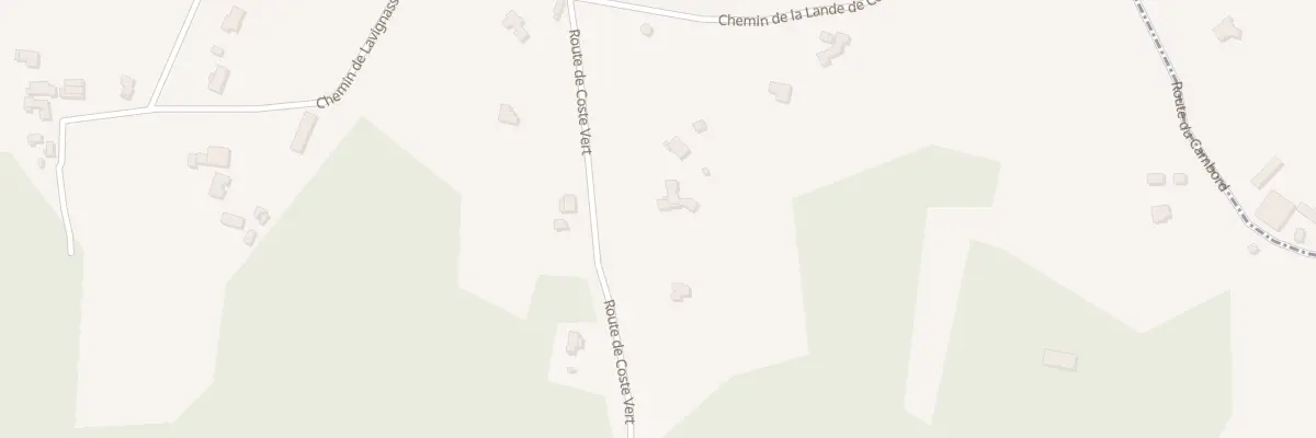 Plan du 1376 Rte de Coste Vert à Sarlat-la-Canéda