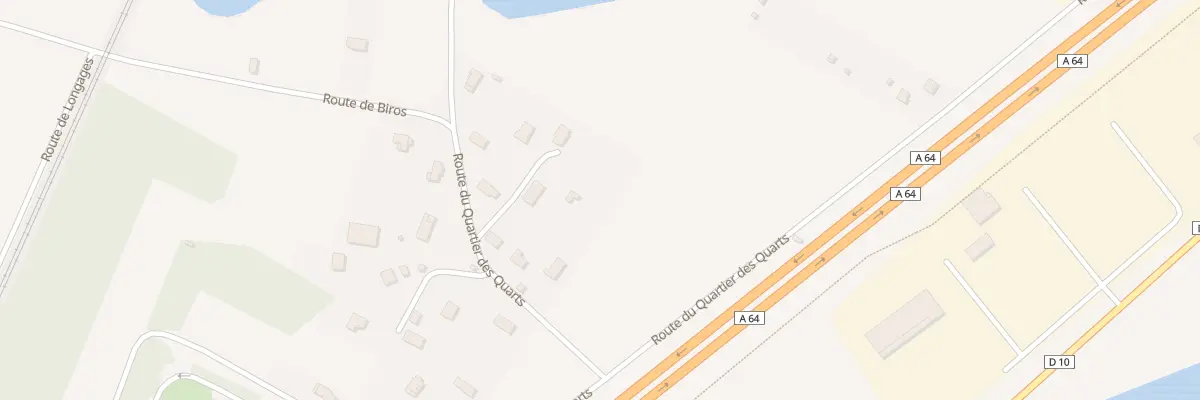 Plan du 10 Rte du Quartier des Quarts à Capens
